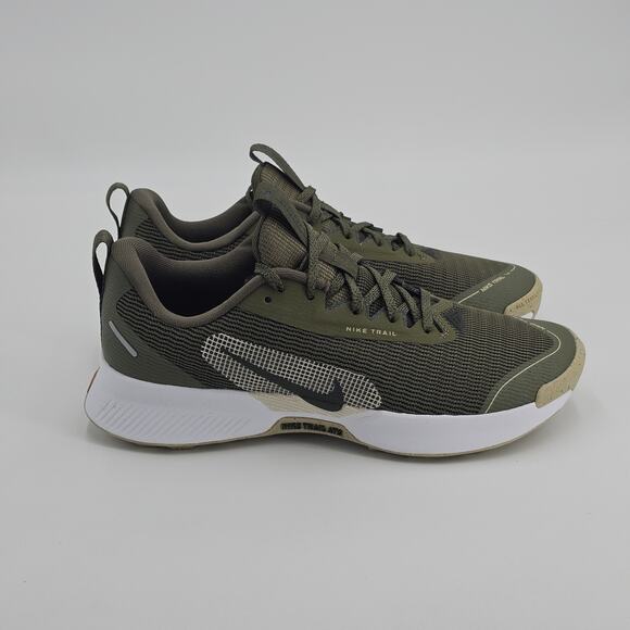 NEW Nike Womens 8 Juniper Trail 3 Running Shoe Olive Green - Picture 4 of 12